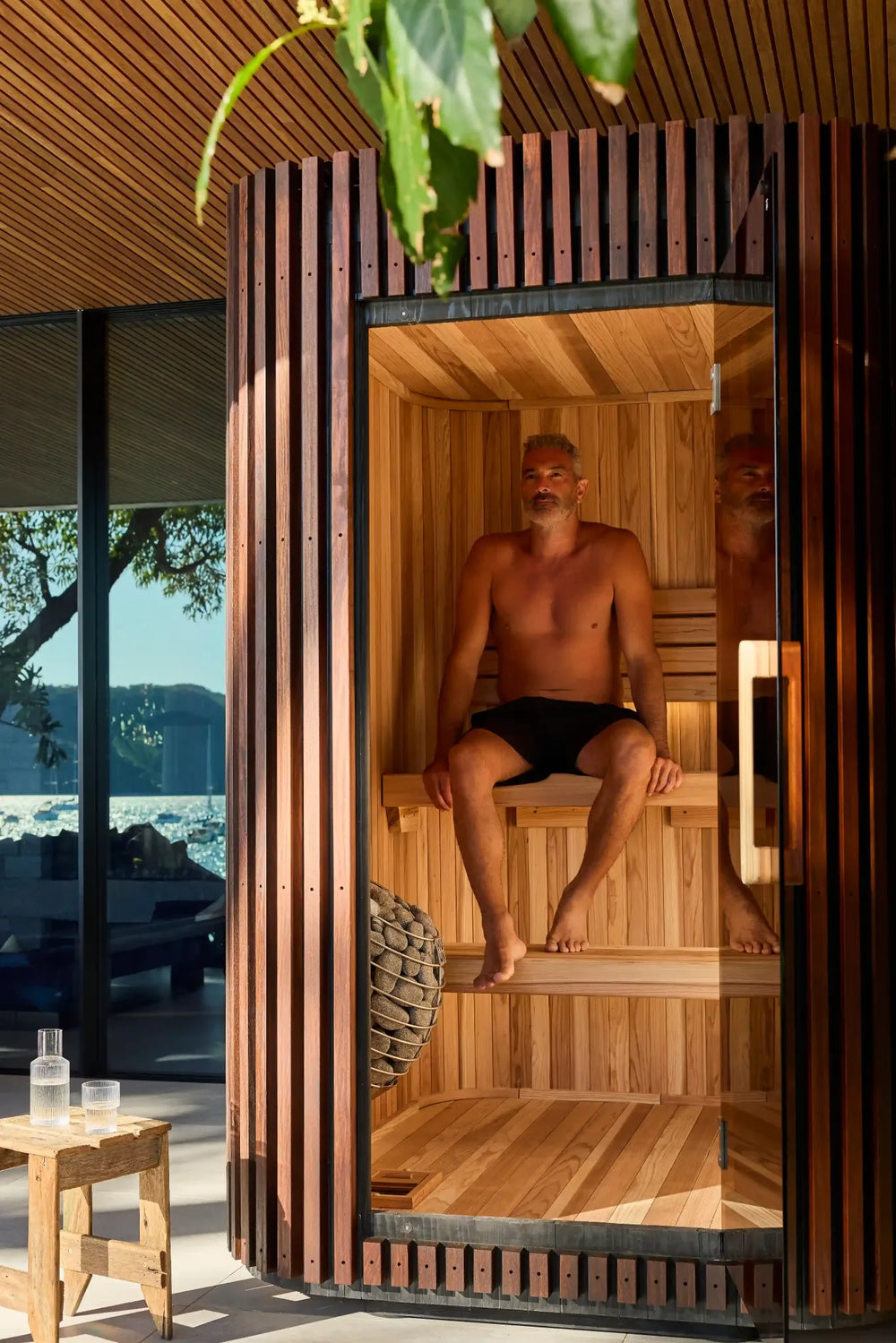 A man seated inside Elata during The Local Project shoot